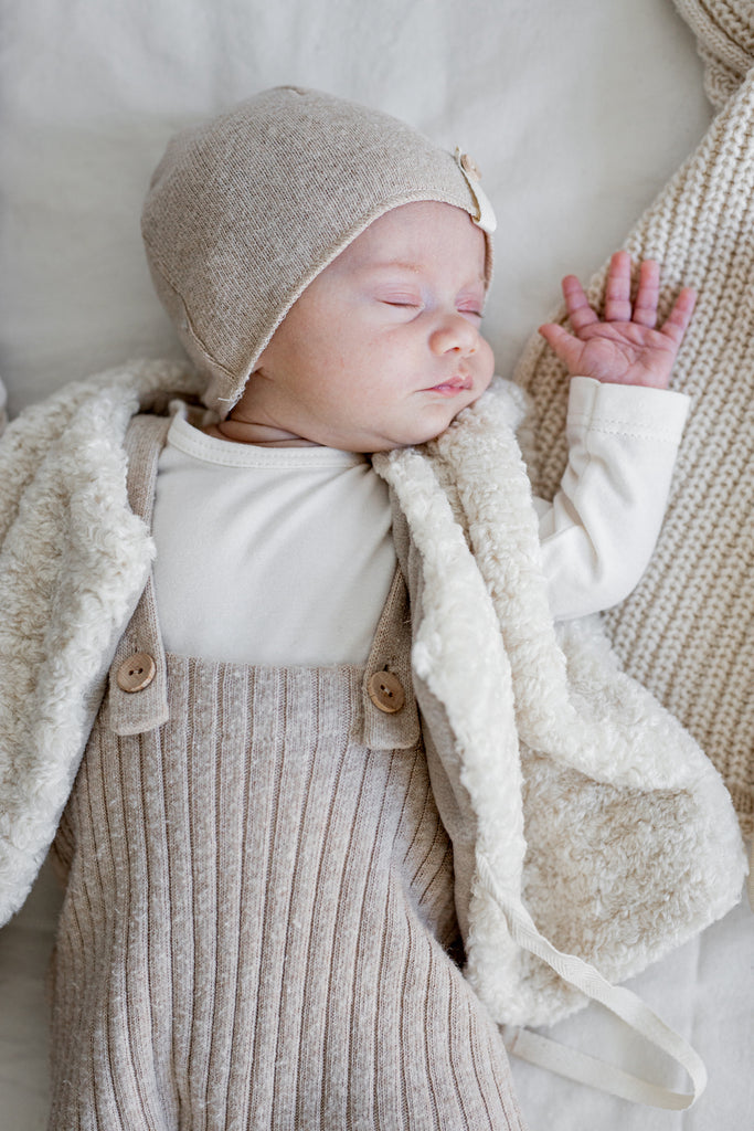 1+in the family - ANOUK-NB OVERALL - Cream