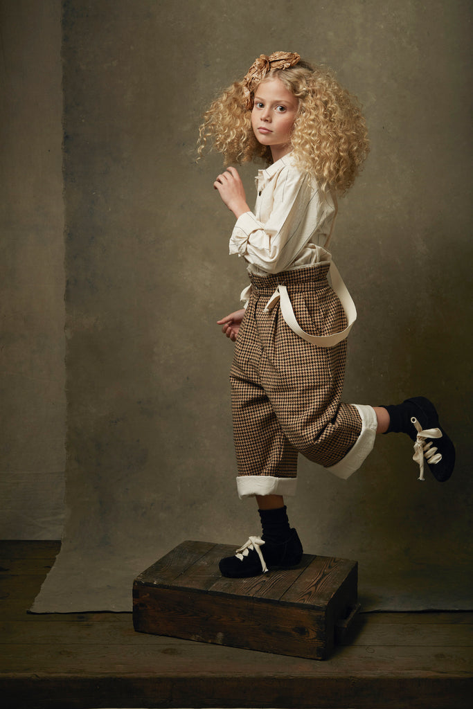 little creative factory - THIN-STRIPE SHIRT - Cream