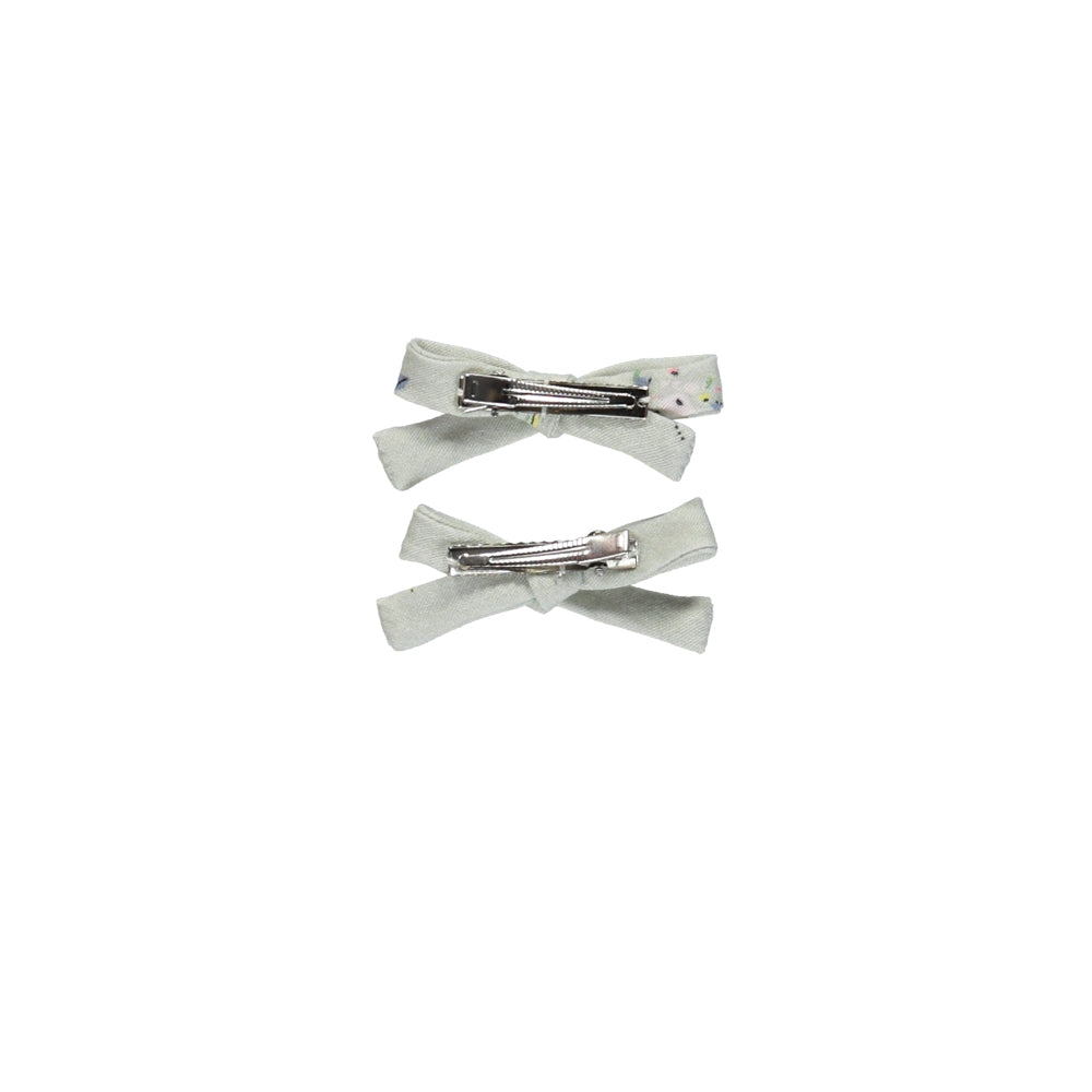 bebe organic - NORA PIGTAIL SET - Sage Flowers